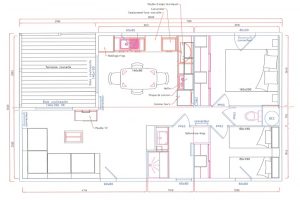 plan chalet montaigu 2 chambres 4 personnes